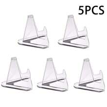 10PCS纪念币架，硬币底座，硬币柜台展示架，徽章，小雕像，奖牌栏，展示架透明硬币展示架迷你支架展示架徽章展示架布置小型展示架用于收集古钱币 - 彩色 - 查看 17