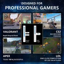 ATTACK SHARK X65 HE Wired Mechanical Gaming Keyboard 65% With Rapid-Fire Magnetic Switch, RGB Top-Mounted Hall Effect, Hot Swap, Adjustable Actuation, 8KHZ Polling Rate, PBT Keycaps For Win/PC - Trắng đơn giản - Xem 5