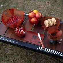 Vajilla Plegable Ligera para Exteriores, Tazón Portátil, Platos, Filtro de Café, Embudo, Taza, Vajilla Resistente al Calor, Fácil de Limpiar - Copa de agua blanca - Ver 7