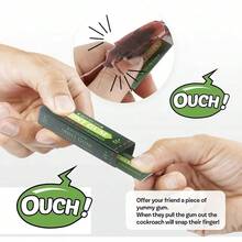 10pcs Fake Cockroach Chewing Gum Prank Toys, Novelty Funny Surprise Joke Toys For April Fools Day