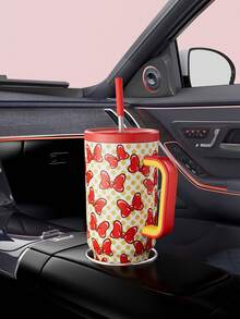 40oz/1.2L Handled Straw Insulated Tumbler, Vacuum Insulated Water Bottle With Straw Lid, Stainless Steel Insulated Travel Mug, 100% Leak Proof, Keeps Cold For 34 Hours Or Hot For 10 Hours