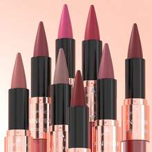 AINIPINK 1pcs [ Lip Gloss + Lipstick ], 2-In-1 Matte Easy To Color, Waterproof, Sweat-Proof, Non-Stick To Cup, Non-Fading, Long-Lasting, Exquisite, Suitable For Gifts, Festival Makeup, And Performance Makeup - Multicolor - View 10