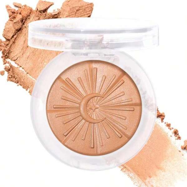 UCANBE Glow Bronzer, Long-Lasting Baked Shimmer Bronzing Powder - 02 Light Bronzer, Lightweight &Amp; Buildable Neutrual Satin Finish, Luminous Contour For Face, Cheeks, And Body
