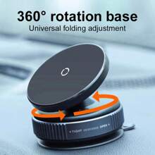 Base rotante a 360 gradi, supporto per telefono auto con ventosa a vuoto e magnete, compatibile con e Android, regalo per compleanni, famiglia e amici, accessori auto