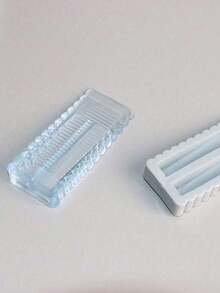 Door Stopper, Door Wedge, Heavy Duty Doorstop, Anti-Collision Door Blocker, Suitable For Home And Office - Clear Blue - View 3