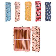 1pc New Knitting Needle Storage Bag, Multi-Style Options, Portable Knitting Needle Organizer Bag Suitable For Crochet Hooks & Knitting Needles