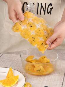 10/50/100 st Transparenta engångsglasspåsar, Ice Pop-form för hemmabruk, förseglad, Köldbeständig, för juice, läsk, frukt, frysning - Multifärgad - Visa 9