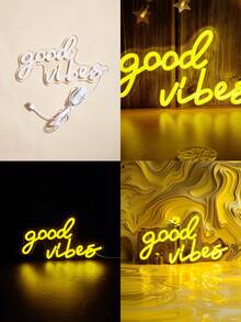 1 Miếng Đàn tăng dung Lá thư Đèn LED Neon Trang trí tường Đèn ngủ Đối với Nhà  Phòng ngủ , Ngày lễ Lễ cưới Buổi tiệc Đồ trang trí - trắng - Xem 6