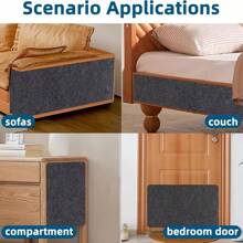 1pc Self-Adhesive Cat Scratching Mat For Walls, Carpets, Sofas & Furniture Protection, Suitable For Cat Scratching Posts Anti Cat Scratch Mat Trimmable Self-Adhesive Carpet Mat Pad Cat Pet Scratcher Furniture Couch Corner Indoor Sofa Wall Protector,Cat Scratching Supplies