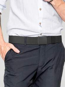 8件/3件/1件 男士工作腰帶，男士無孔可調節高爾夫休閒正裝腰帶，快速過安檢機場腰帶，適合日常工作與旅行 - 彩色 - 查看 3