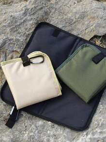 1pc Outdoor Camping Foldable Portable Seat Cushion, Park Lawn Moisture-Proof Mat, Hiking Trekking Ground Mat, Chair Pad, Picnic Mat