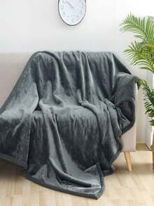 1pc Waterproof Blanket, Sofa Throw, Pet Blanket, Dog Crate Mat, Sofa Cover, Cat Bed Mat, Dog Bed Blanket - Grey - View 3
