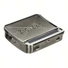 70mm Automatic Cigarette Box, Metal Manual Cigarette Machine, Convenient Tobacco Storage Box, Durable Tin Smoking Accessory Storage Container