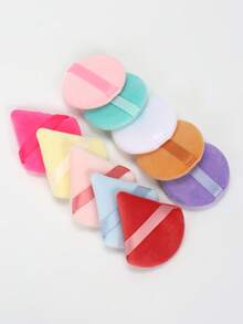 Triangle-Shaped Velvet Powder Puff 5/10/20/30/50/100pcs,Made Of Super-Soft Velvet, Designed For Contouring, Eye, And Corner, Suitable For All Skin Types.,Makeup,Cheap,Room Decor,Vanity,Travel,Bedroom,Makeup Accessories,Puff,Makeup Blender,Powder Puff,Makeup Sponge,Cheap,Stocking Stuffers,Makeup,Makeup Tools,Cheap Stuff,Gifts,Gifts For Women,Christmas Gifts - Multicolor - View 8