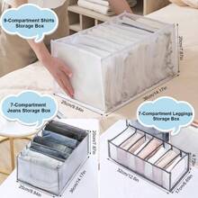 Set de 3 cestas de almacenamiento de tela para cajones de ropa interior, caja de almacenamiento de calcetines para bragas, sujetadores, corbatas, ropa, organizador de espacio ahorrador para armario, clóset, dormitorio, hogar, dormitorio, accesorios de dormitorio