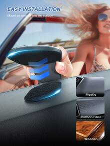 Flexible Magnetic Car Phone Holder – Adjustable Aluminum Alloy Arm With 360° Rotation, Shapeable Design For Custom Viewing Angles, Clamp-Free, Scratch & Shock Proof, Universal Compatible With IPhone& All Smartphones - Black - View 7