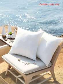 2/4/6 buc. Inserții de pernă pătrată, albă, moale, stil clasic, ușoare, lavabile la mașină, set de huse de pernă de lux, solid, neted, contemporan, ascuns, cu fermoar, fețe de pernă de calitate superioară pentru canapea, sufragerie, dormitor, perne decorative, 4 dimensiuni, (fără miez de pernă)