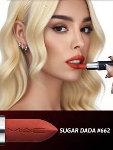 MAC Ximal Silky Matte Lipstick 662 SUGAR DADA, Long-Lasting Color, Luxurious Smooth Nourishing Texture, Moisturizing Soft Formula, Rich Pigment, Ideal Choice For Makeup Lovers, Perfect For Work, Casual, Formal Occasions And Celebrations. - 662 SUGAR DADA - View 3