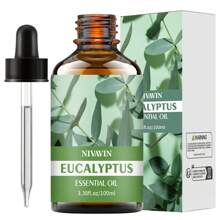 NIVAVIN 2-Size (30ml/60ml) Eucalyptus Essential Oil, Beautifully Packaged, Ideal Gift Option, Suitable For Body, Face, Hair, Can Be Used With Diffusers, Stones, Sticks, Applicable For Home, Office, Outdoor, Car, Thoughtful Festival Souvenir