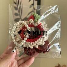 (Doll Clothes Only) Labobo Retro Style For Labubu Brown Knit Hat With ...