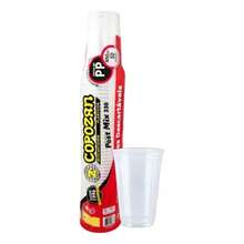 Copo Descartável 300ml Chopp Pp Liso C/ 200 Unidades - Transparente - Visão 2