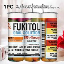 1pc20oz Insulated-Cold Coffee Cup, Juice Drink Cup With Straw And Lid, Sealed And Leak-Proof, Large Capacity Design, Very Suitable For Home, Outdoor, Gift Giving, Perfect Gift For Christmas, The First Choice For Family And Friends.