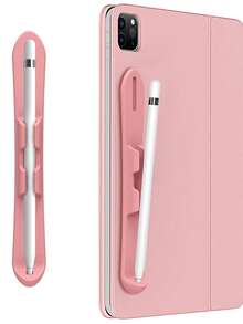硅胶平板电脑手写笔支架插槽，兼容 Apple Pencil Pro 或第一代/第二代、Galaxy Tab S6 Lite S7 FE S8 S9 S10 Ultra - 彩色 - 查看 5