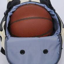 1pc Badminton Racket Bag, Football Bag, Fitness Bag, Travel Bag, Oxford Cloth Integrated Sports Backpack With Independent Shoe Cabinet - Suitable For Badminton, Tennis And Outdoor Training, Durable And Comfortable, Tennis Equipment Bag | Minimalist Design | Durable Fabric - Multicolor - View 5