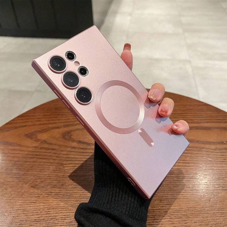 奢华磁吸手机壳，兼容三星 Galaxy A56、A36、A26、A16、A06、S25 Ultra、S24 Ultra、S23 Ultra，柔软 TPU 材质，圣诞礼物