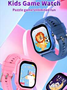 ERUN 31 Games Smart Children's Watch HD Full Touch Screen Outdoor Flashlight Alarm Clock Audiobook Recording Video Pedometer Calculator Music DIY Wallpaper Photography Children's Day, Ay, Boy/Girl Birthday Gift