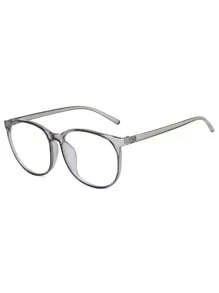 Transparent Non-Prescription Glasses Female With Big Frame, Glasses, Light Weight (With Glasses Case) For Summer Beach Vacation,Outdoor,Travel