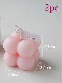 1/2/12pcs Mini Magic Cube Scented Candle,Handmade Bubble Shaped Candles Cute Aromatherapy Candles For Halloween,Spooky,Autumn,Festival,Holiday ,Winter,Holiday,Festival,Room Decor,Gifts Graduation,Candle Wholesale