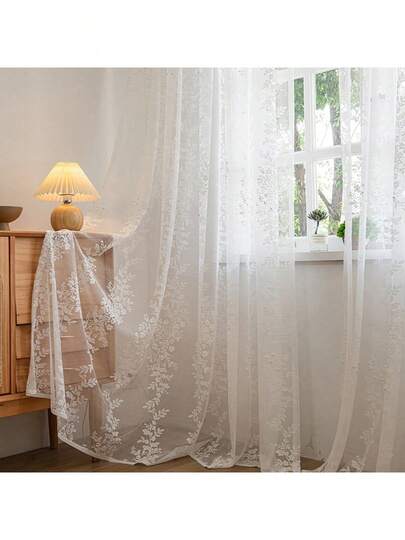 1 szt. perłowa, przezroczysta, tkana siatka z koralikami