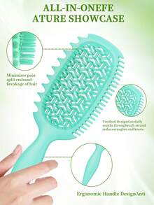 1PC Curl Defined Hair Vented Hair Brush For Curl, Waves, Or Quấn Hair - Bàn chải gỡ rối và tạo kiểu nhẹ với thiết kế chống tĩnh điện linh hoạt, tách biệt mượt mà để tạo hình lọn tóc và tăng độ phồng, cấu trúc thông gió để nhanh khô và luồng nhiệt dễ dàng, tay cầm chống trượt tiện dụng cho cảm giác cầm nắm thoải mái, phù hợp cho nam và nữ, hoàn hảo để chăm sóc tóc hàng ngày hoặc sử dụng tại tiệm, trở lại trường học, du lịch, đồ dùng thiết yếu cho kỳ nghỉ, phụ kiện tóc bàn chải tóc, bàn chải gỡ rối, sản phẩm chăm sóc tóc, dụng cụ làm tóc, chăm sóc tóc, bàn chải tóc xoăn, thợ cắt tóc, kiểu tóc, làm tóc, bàn chải tóc, bàn chải vuốt ngược, bàn chải tạo kiểu, bàn chải tóc xoăn, bàn chải cạnh, lược chải tóc, bàn chải tóc, bộ bàn chải tóc, lược chải tóc, lược cho tóc xoăn, bàn chải gỡ rối, bàn chải tóc cho phụ nữ, tóc, du lịch, sản phẩm chăm sóc tóc, dụng cụ làm tóc, đồ dùng cho tóc, thợ cắt tóc, phụ kiện cắt tóc, tiệm cắt tóc, thiết bị làm tóc - Nhiều màu - Xem 4
