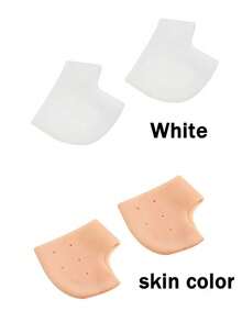 1/2pairs Gel Heel Protectors, Prevent Blisters Heel Sleeves, Silicone Heel Cups And Ankle Protectors, Relieve Heel Pain And Cracked Heels, For Men And Women