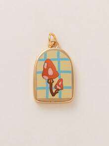 1pc Fashionable And Exquisite INS Cute And Simple Flower Strawberry Bow DIY Pendant, Plated With 18K Gold, Not Easy To Oxidize, Suitable For Wives And Mothers To Freely Match. - Multicolor - View 11