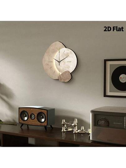 1pc Creative Asteroid Texture Wand Clock, Super Silent Quartz Movement, No Ticking, ating Clocks In Living Rooms,Bedroom Room, Offices, Restaurant, Cafes, Perfect ative Friends Family view 6