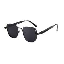 1 Pair Men's Metal Square Decorative Fashion Glasses