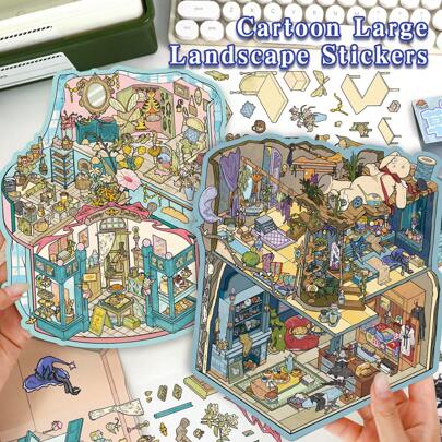 ملصقات كبيرة الحجم Y للوساحة، عصي لاند سكيب للبالغين، عصا منزلية، أدوات سكاكر، أجهزة سكيلا سكابي مصغرة ثلاثية الأبعاد للمنزل، أداة سكلايب & lt؛ دبابيس سكالايب، إكسسوارات سكالب، ألعاب سكيرا، قابلة لإعادة الاستخدام، متوفرة بمقاسات متعددة