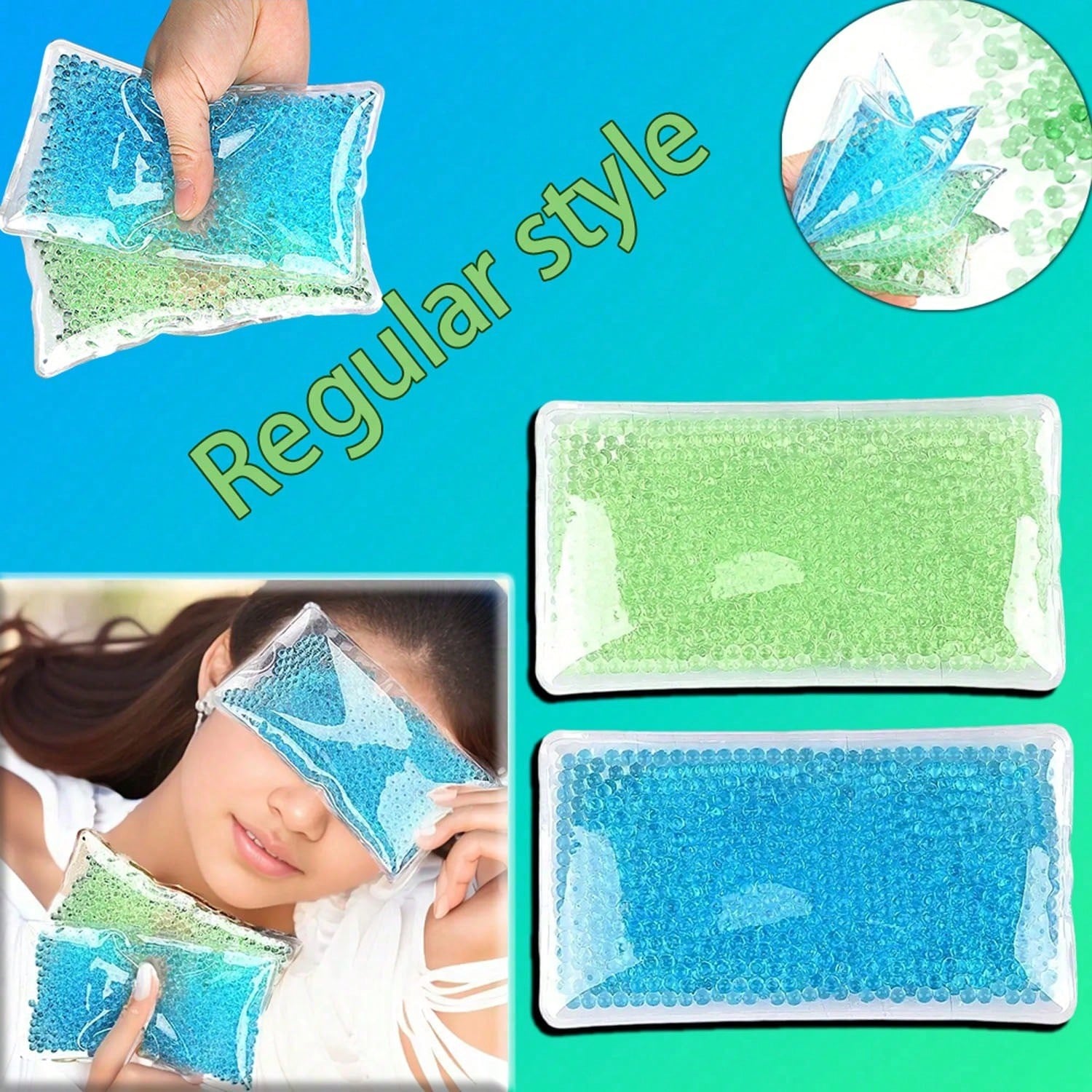 1 piece reusable ice pack with strap - cold pack f...