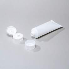 QY 20PCS 50ML 1.7oz Empty Refillable Plastic Soft Tubes Squeezable Bottle White Cosmetic Storage Containers For Package Facial Cleanser Hand Cream Cosmetic Lotion 8502 - trắng - Xem 5