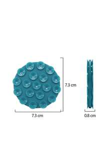 2 件圆形简约双面硅胶吸盘手机支架 - 彩色 - 查看 6