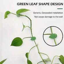 10pcs/30pcs/60pcs Plant Vine Fixation Adhesive Clips, No Drilling Required