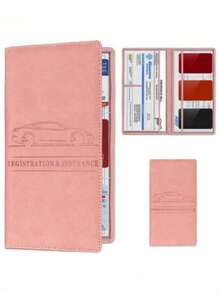 Zorganizuj dokumenty swojego samochodu z łatwością – schowek na akcesoria do samochodu ciężarowego, dowód rejestracyjny, ubezpieczenie, prawo jazdy i nie tylko! Portfel damski, mini portfel, portmonetka, portfel na karty - Wielokolorowe - Zobacz 5