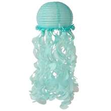Hanging Jellyfish Paper Lanterns Under The Sea Decorations For Birthday Baby Shower Ocean Themed Party Supplies - Màu xanh lam - Xem 6