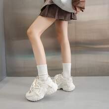 Women Chunky Shoes - Black - View 5