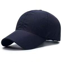 Quick Drying Hat. Outdoor Breathable Sun Protection And Shading. Baseball Cap. Simplicity. Mesh Baseball Cap - A - View 19