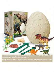 2025 新品 - 1 件恐龙蛋考古玩具 - 恐龙动物模型玩具 - 挖掘恐龙蛋玩具 - 生日礼物 - 复活节礼物 - 节日礼物 - 完美礼物 - 随机颜色工具