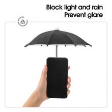 Cell Phone Umbrella For Sun Shade,Phone Umbrella - Anti-Glare Sun Shade, Mini Umbrella For Smartphones,Phone Umbrella For Sun Phone, Universal Adjustable Cute Phone Shade Umbrella With Piggy Style Suction Cup For Phone Sun Shade, Protects From Sunlight And Glare, Outdoor Activities, Universal Fit For All Smartphones,Outdoor Anti-Glare Stand Sun Visor, Travel Essentials