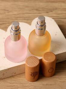 Customization 1pc 10ml/0.34oz Refillable Glass Perfume Spray Bottle With Adjustable Nozzle - Travel-Friendly Cosmetic & Cologne Container, Customizable Text Label, & Alcohol-Free For Skincare, Fragrance Samples, Perfume Bottle, Skincare Container, Modern Aesthetic, Material